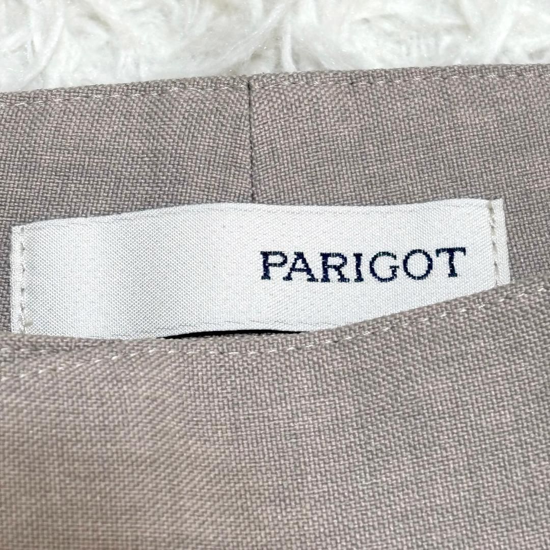 PARIGOT センタープレスワイドスラックス