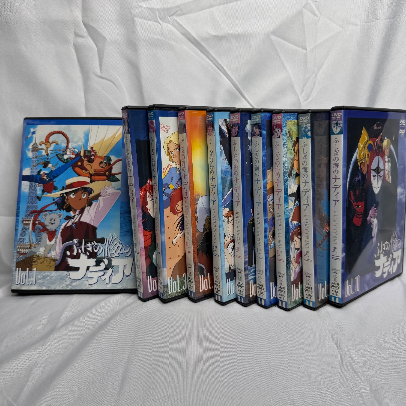 ふしぎの海のナディア DVD 全10巻セット Vol.1〜10 庵野秀明 貞本義行
