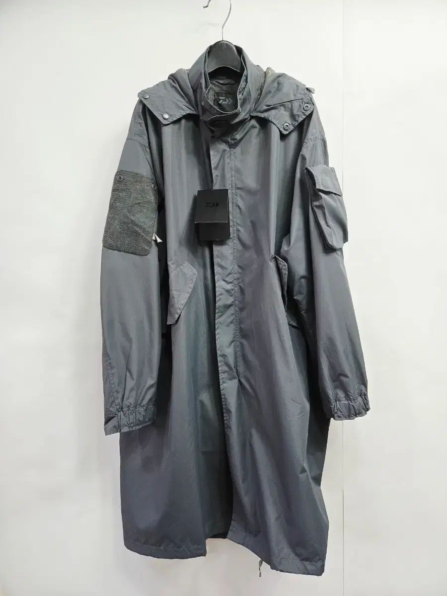 DAIWA ダイワ WHO フード ロング コート グレー