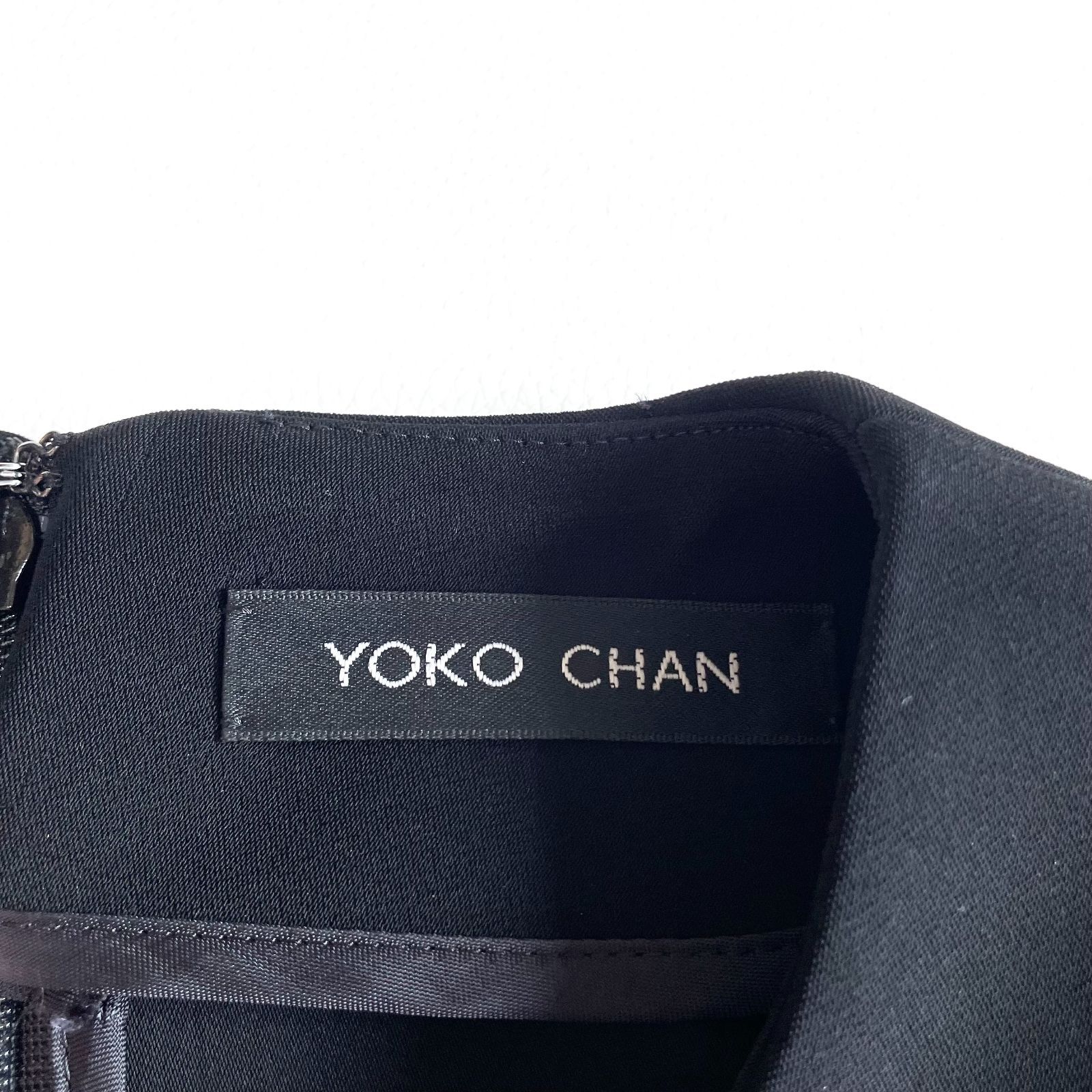 YOKO CHAN ヨーコチャン ワンピース 36 ブラック 黒 フォーマル 
