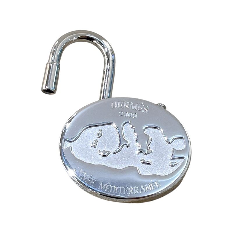 エルメス HERMES 地中海 2003 カデナ シルバー メタル レディース
