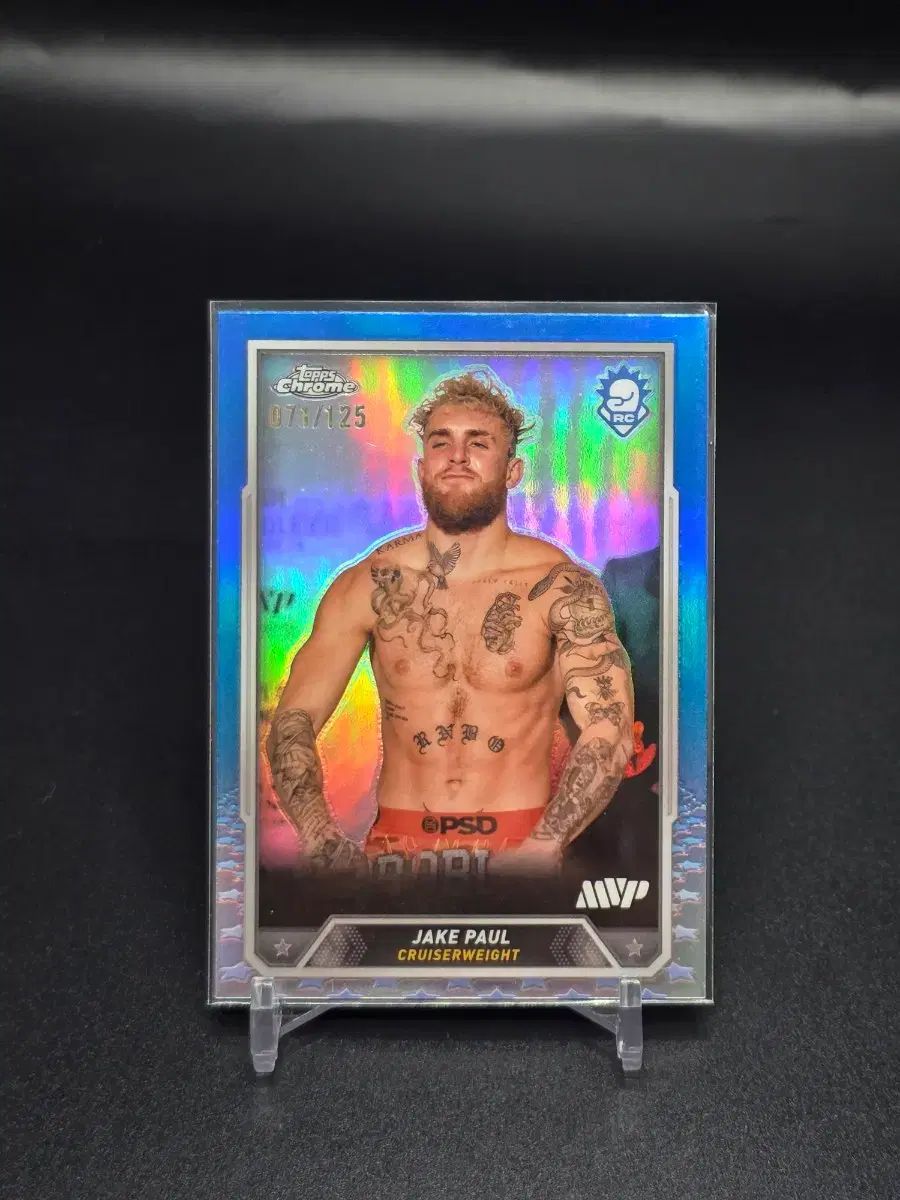 2025 TOPPS トップス クロム ボクシング ジェイク ポール カード 含む 3種 セット