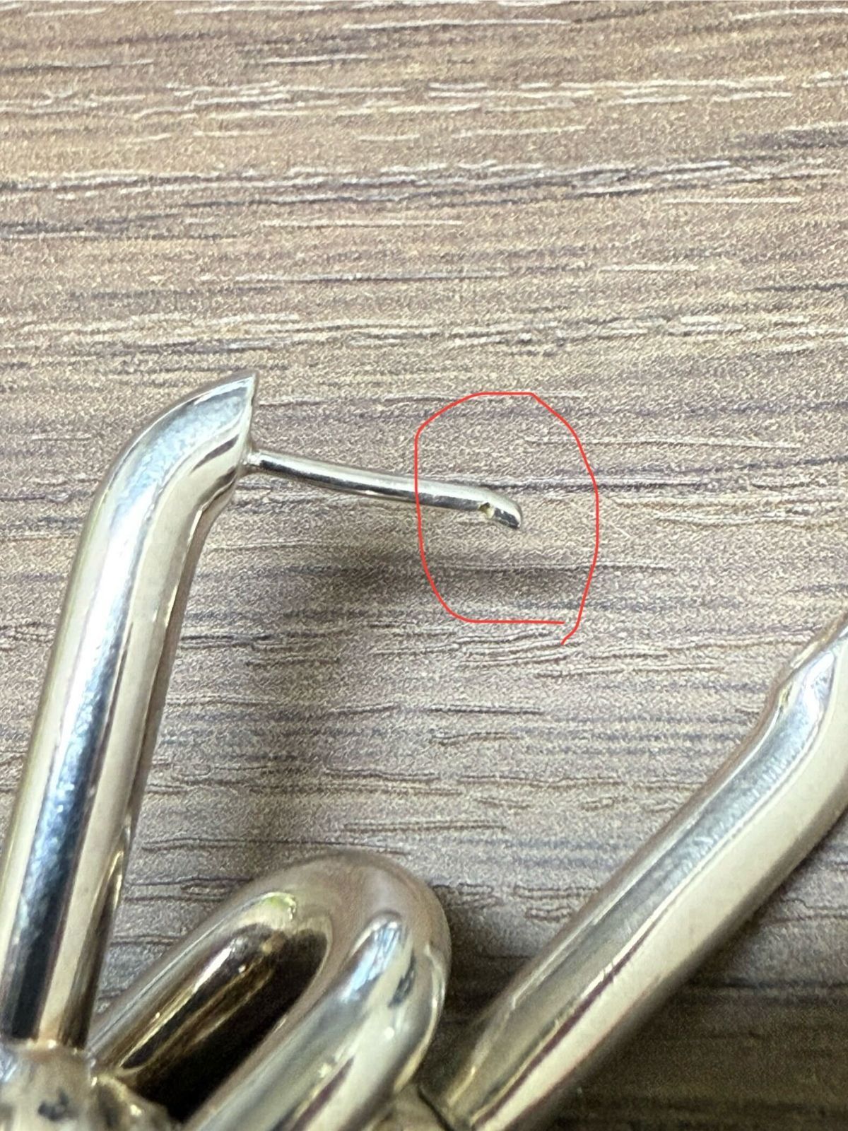  TIFFANY Co ティファニー HardWear ハードウェア エクストララージ リンク ピアス シルバー その他 アクセサリー