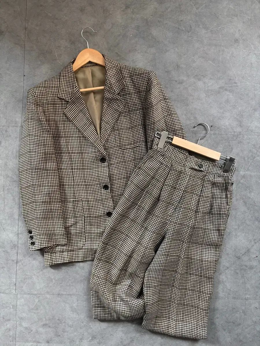 MARGARET HOWELL マーガレットハウエル ハウンドトゥース セットアップ