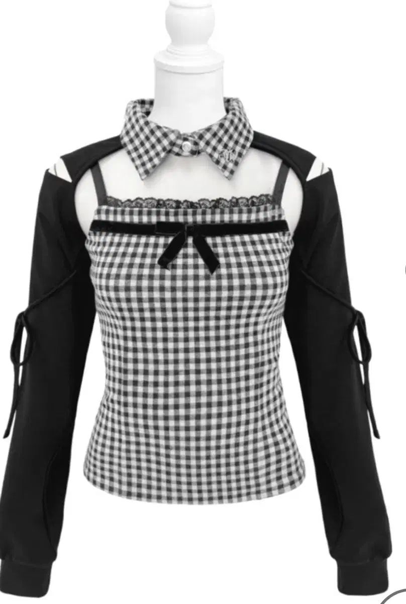 허니뮤（ハニーミュウ）リボン スリット ギンガム あんさんぶる