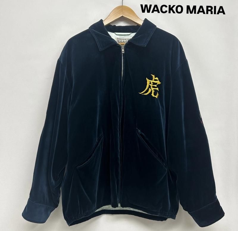 ワコマリア 長袖ブルゾン 刺繍 虎 蜘蛛 メンズ M ISItems 古着