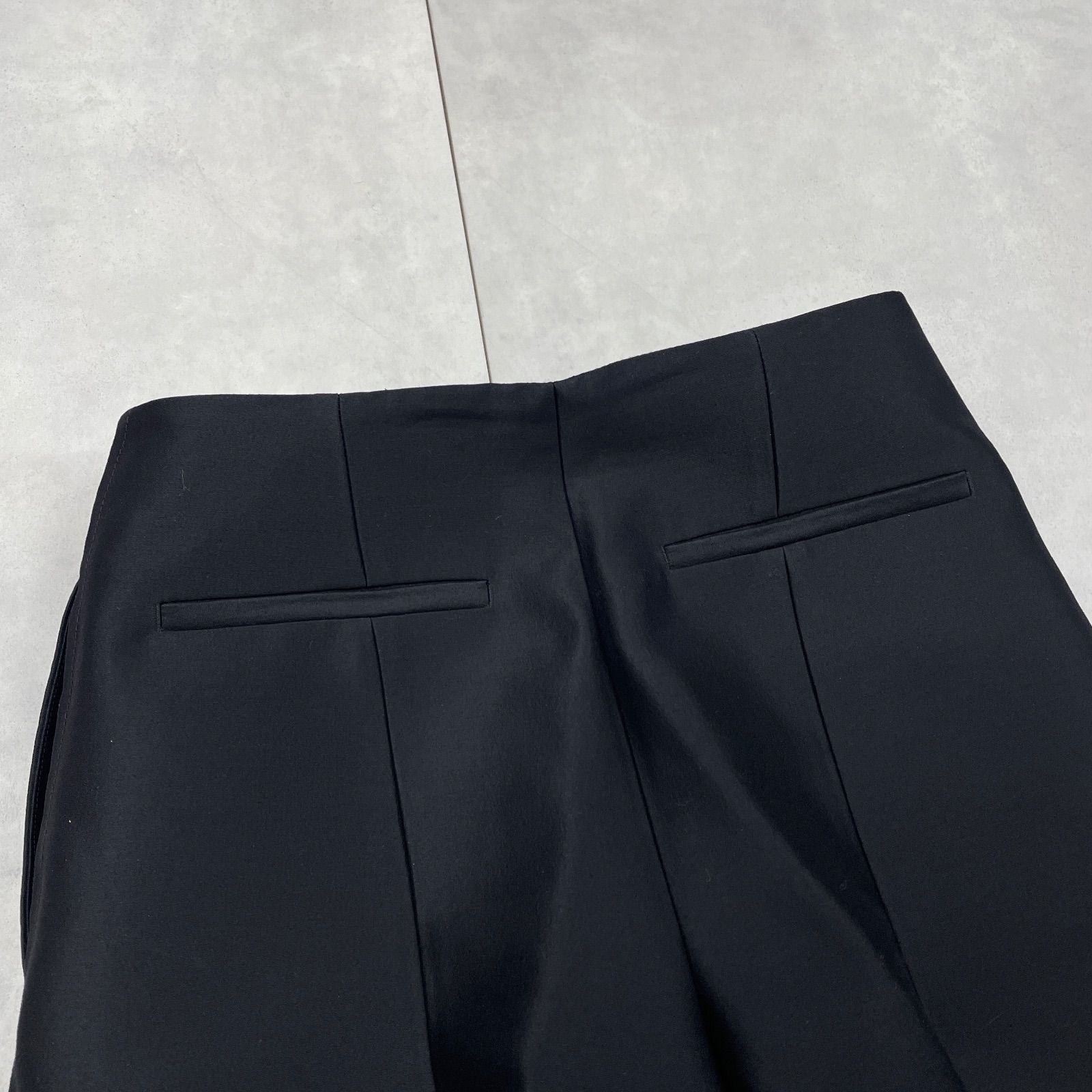 JIL SANDER 18ss ウールギャバジン ワイドスラックス　イタリア製 JIL SANDER ジルサンダー ウールギャバジン リラックス テーパード