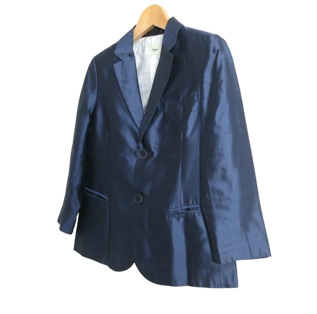 美品 FENDI フェンディ キッズ 10A 約130㎝ シルク100％ 相浦 シングル