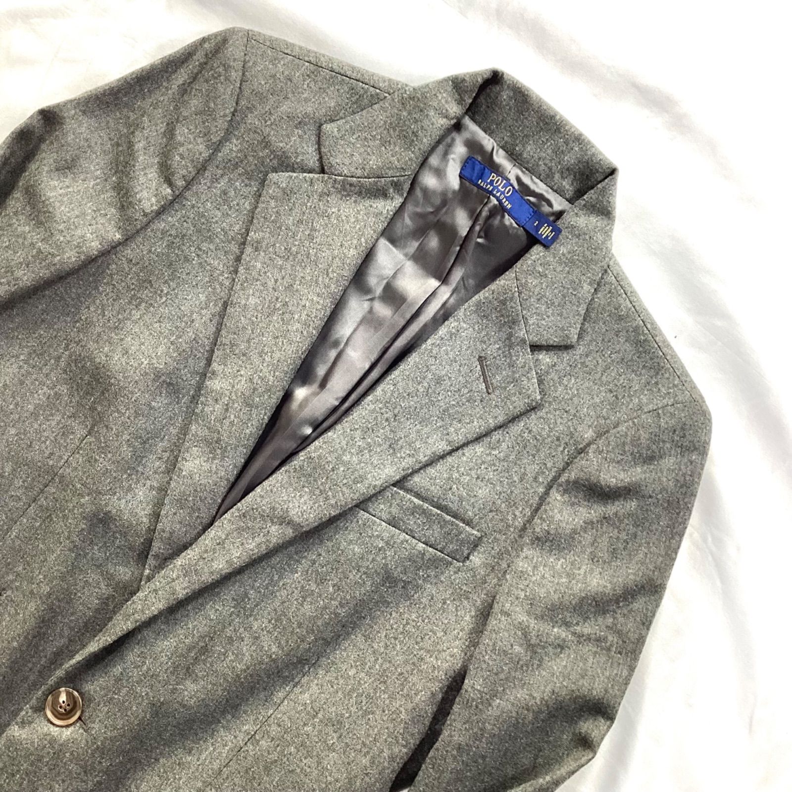 POLO RALPH LAUREN ポロラルフローレン テーラードジャケット グレー