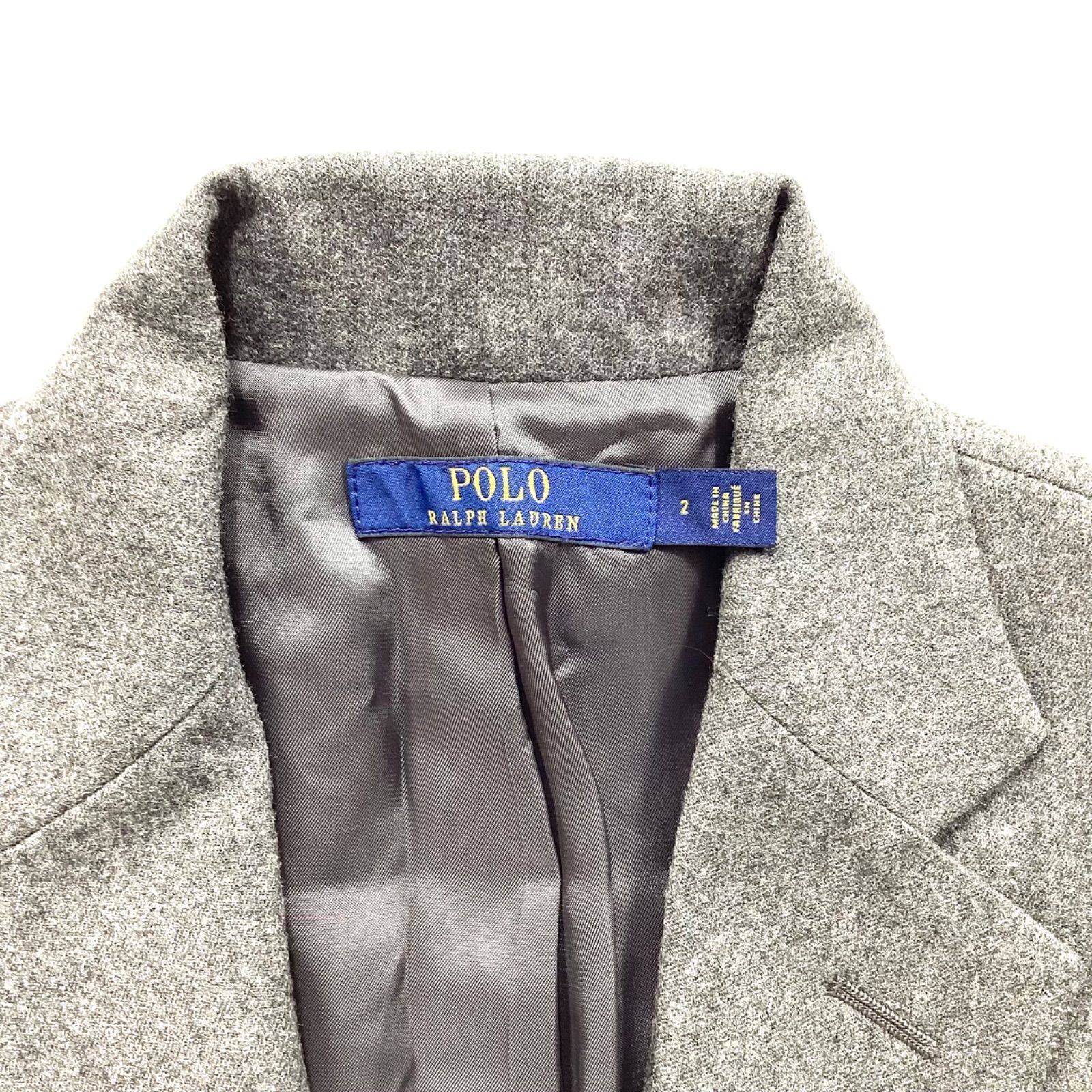 POLO RALPH LAUREN ポロラルフローレン テーラードジャケット グレー