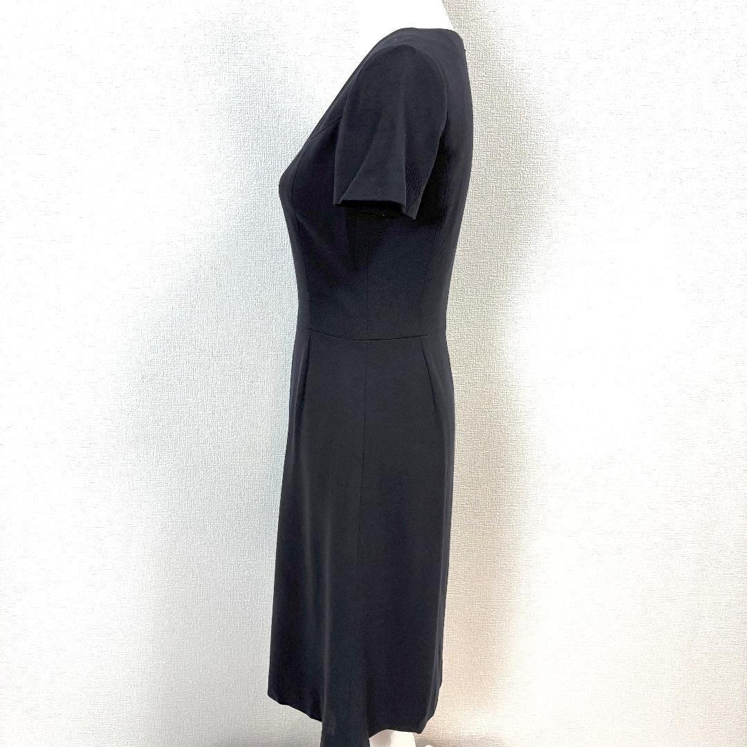 【美品】 YUKITORII 半袖ワンピースセットアップ 36 ダークネイビー 美品】 YUKITORII 半袖ワンピースセットアップ 36 ダークネイビー