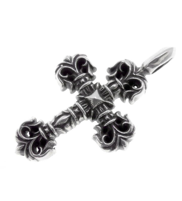 クロムハーツ CHROME HEARTS CHARM TINY タイニー フィリグリー チャーム シルバー ネックレス トップ w 25622