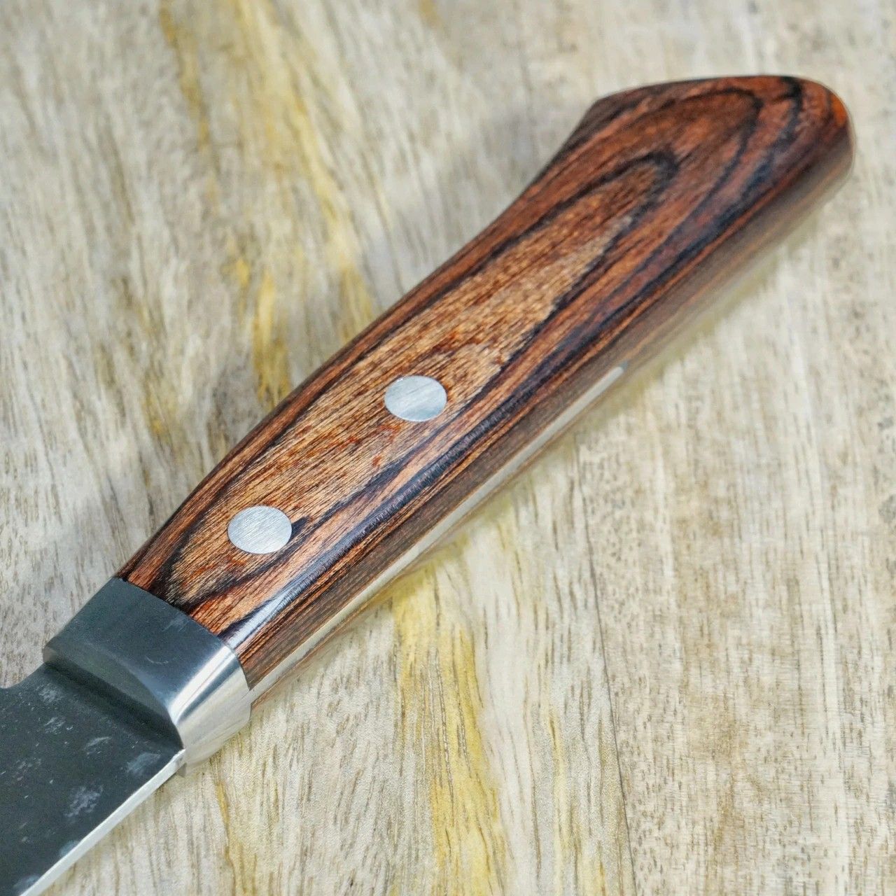  増谷刃物製作 包丁 三徳 170 mm V金10号 鎚目積層 訓平作 刻流 柄カラー 茶 ギフトラッピング対応 ma 201 三徳包丁 包丁 ナイフ