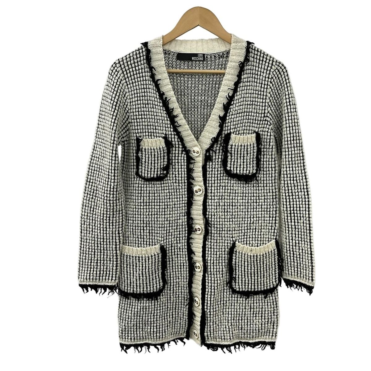 LOVE MOSCHINO(ラブモスキーノ) コート レディース美品 - アイボリー