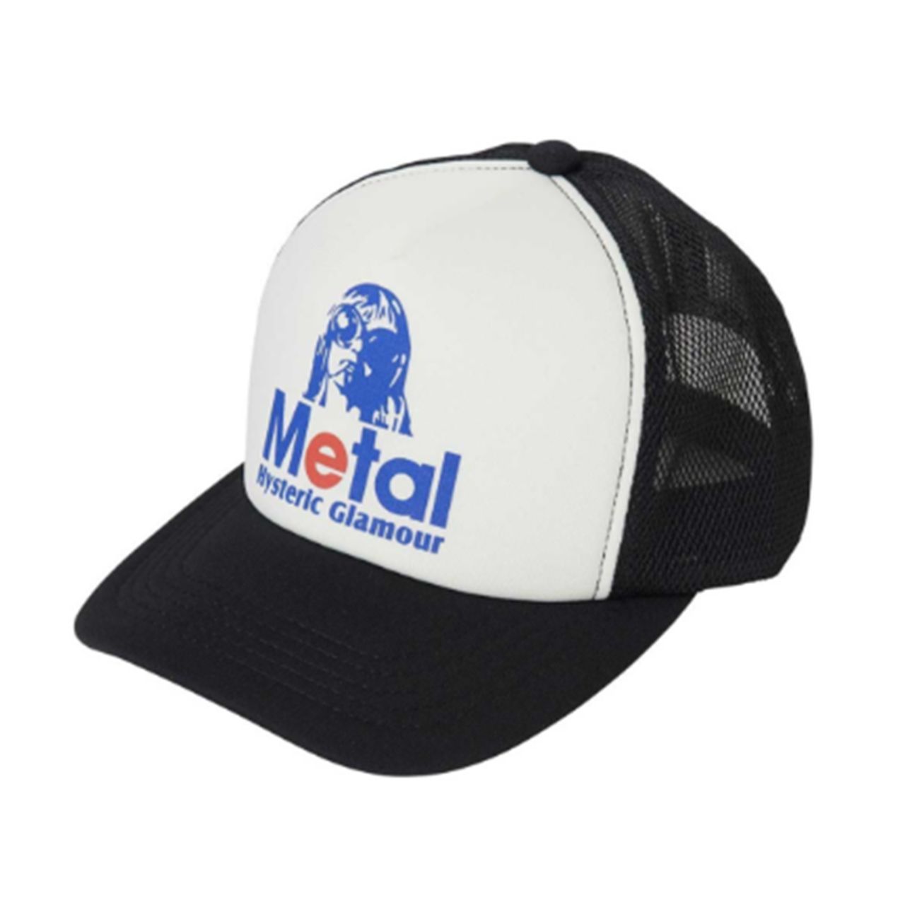 GLAMOUR ヒステリックグラマー METAL WOMAN メッシュキャップ ブラック 帽子 ストリートファッション Y 2 K