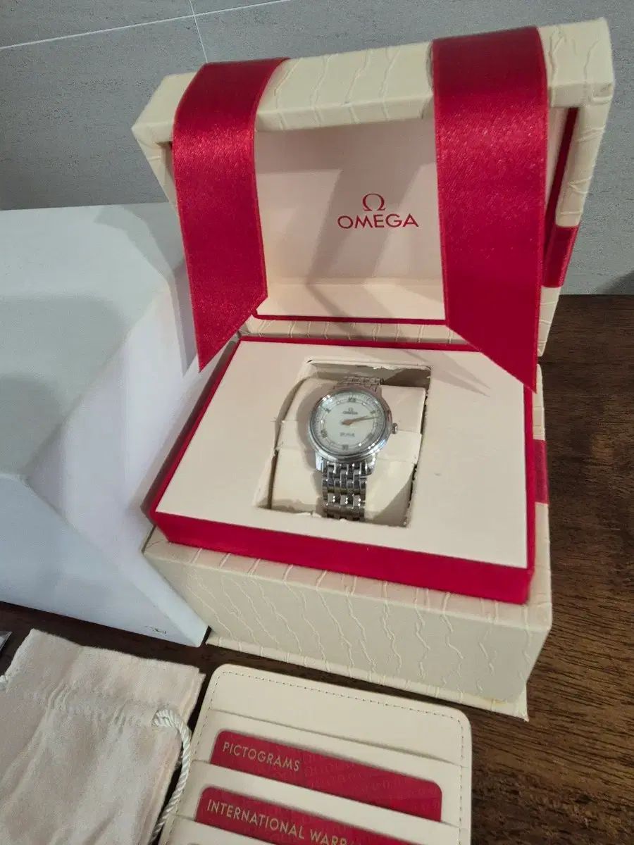 オメガ デ ヴィル プレステージ レディース腕時計 フルセット