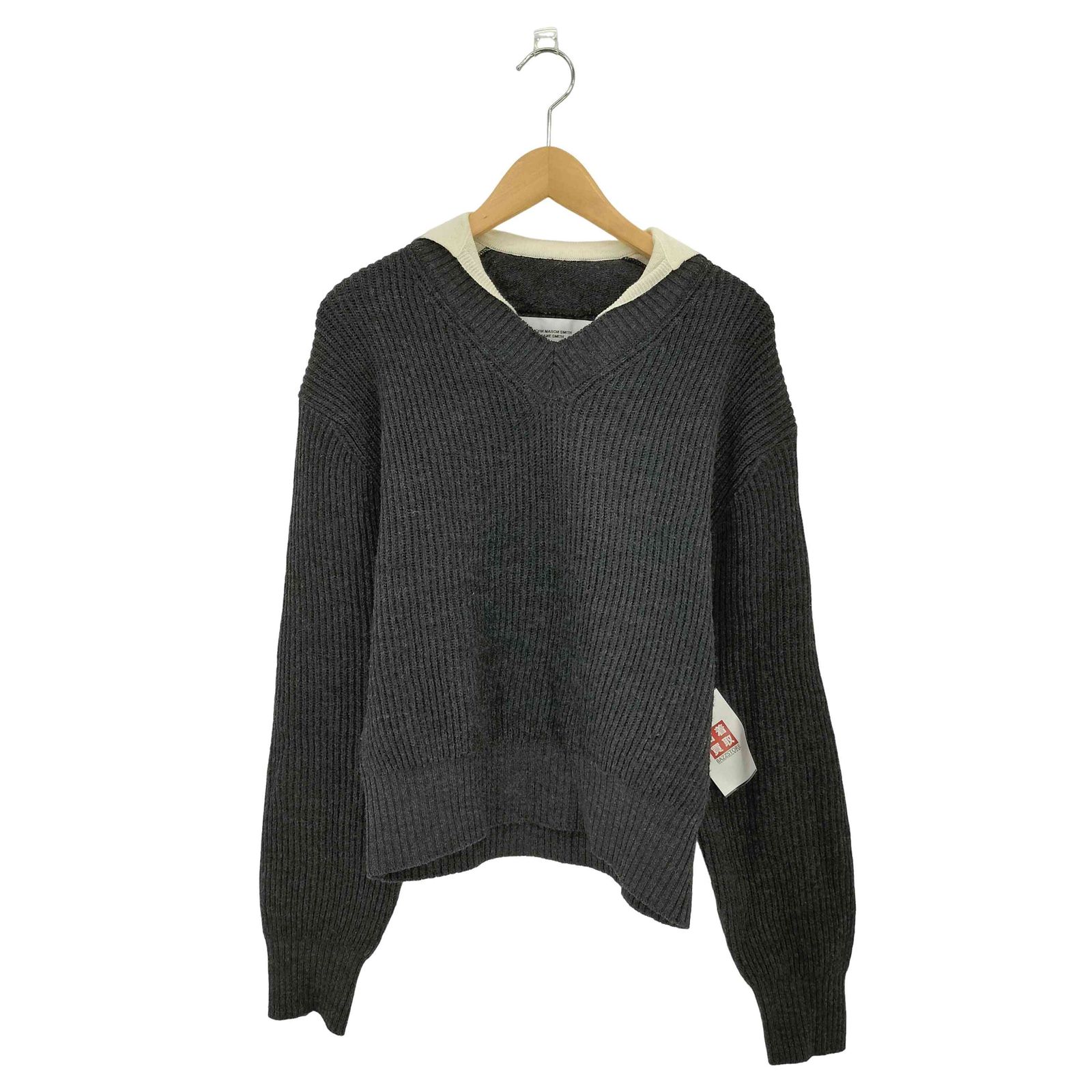 ジョンメイソンスミス JOHN MASON SMITH 7G RIDGE KNITTING LAYERED 