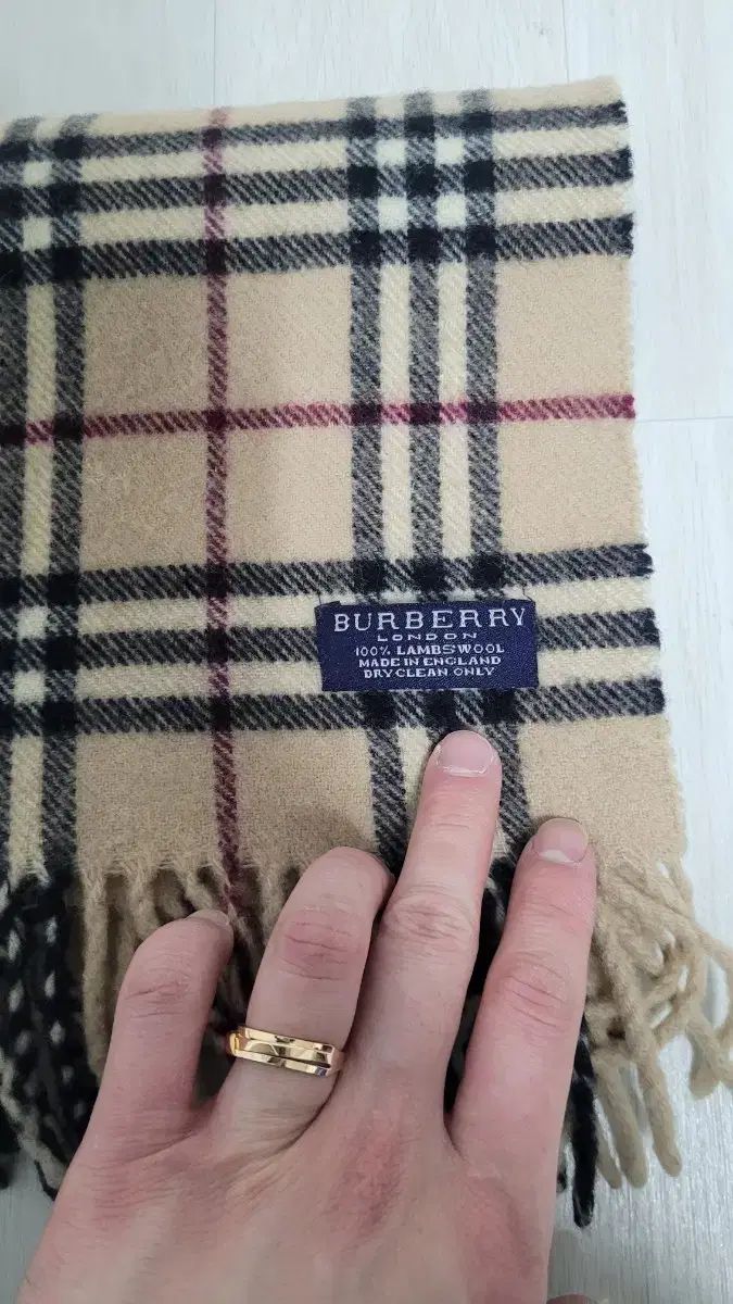  バーバリー 90 s ライトベージュ ラムウール チェック マフラー マフラー 小物