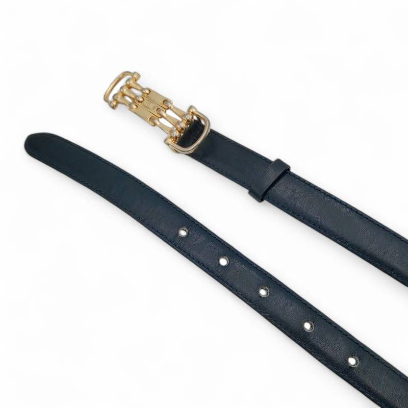 CELINE セリーヌ ベルト レザー イタリア製 ヴィンテージ オールド