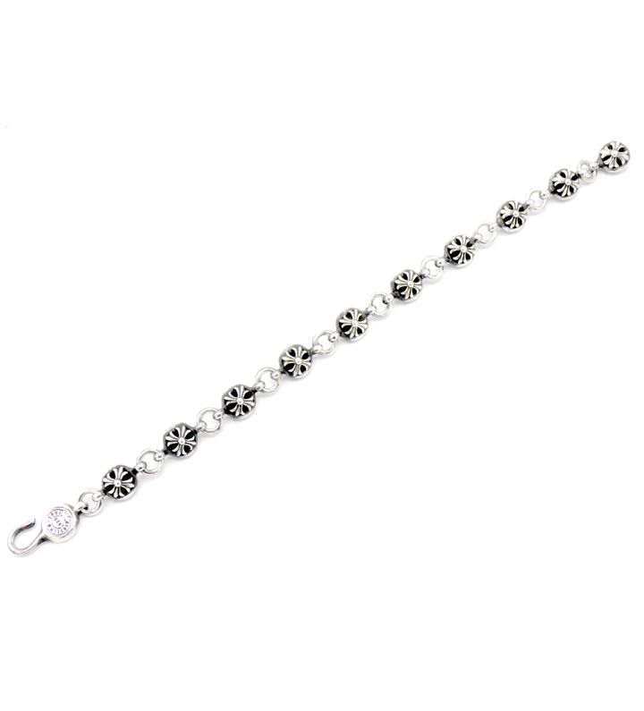  クロムハーツ CHROME HEARTS NO 2 BALL クロスボール シルバー ブレスレット w 25627 ブレスレット アクセサリー