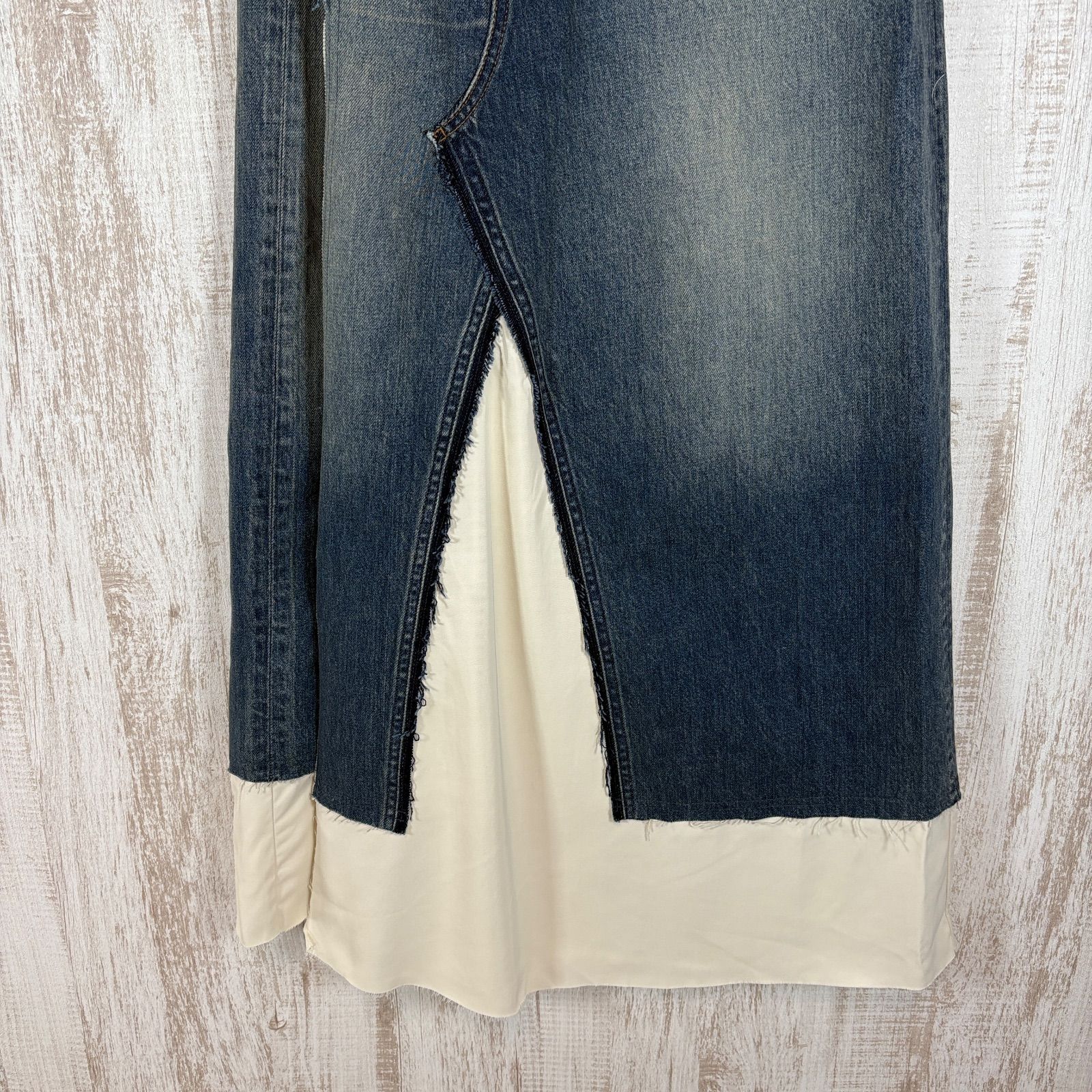 MMY Maison MIHARA YASUHIRO DENIM PANTS COMBNED SKIRT メゾンミハラ