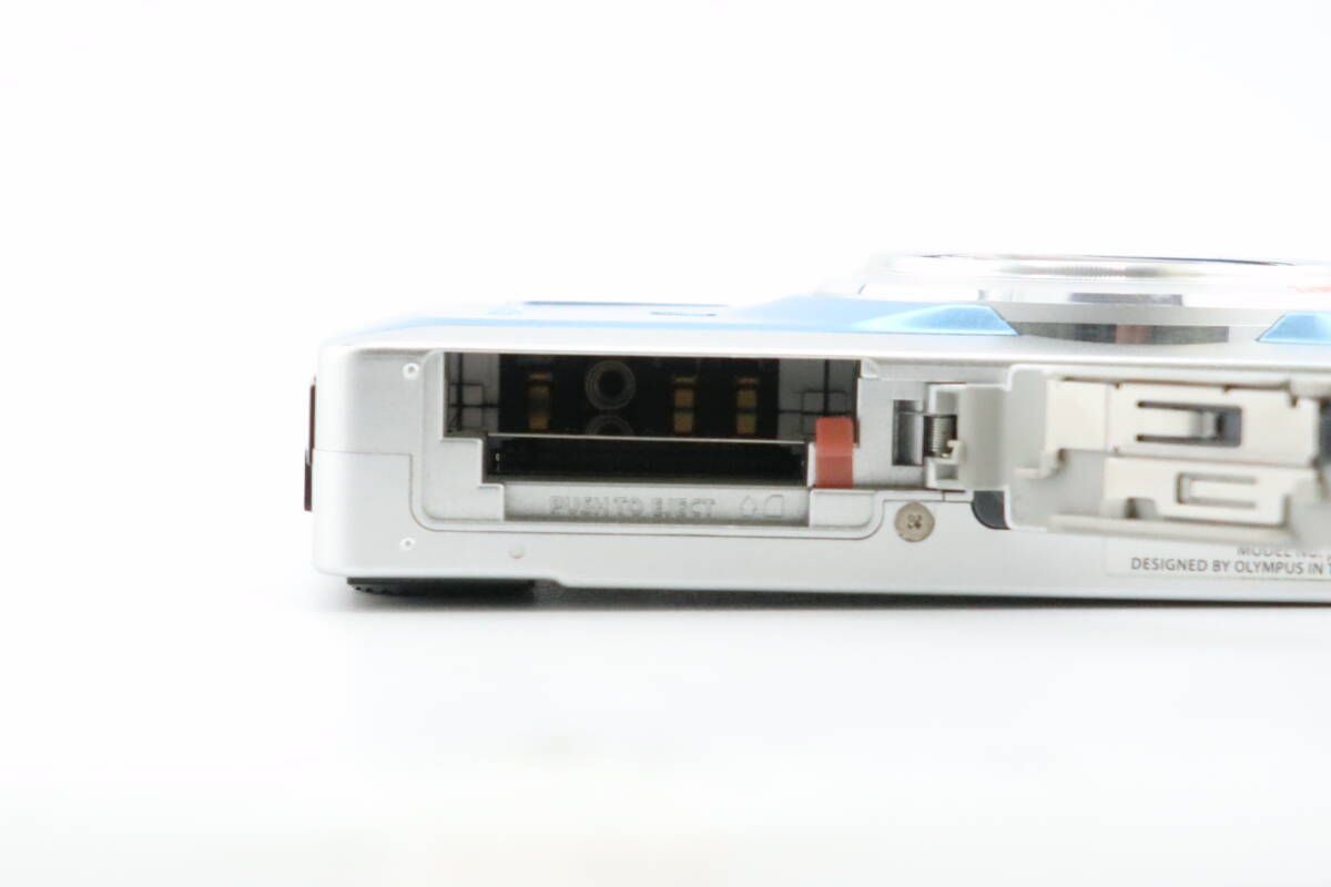 ☆良品☆オリンパス OLYMPUS μ-7040 ブルー☆ W1266＃4091 - メルカリ