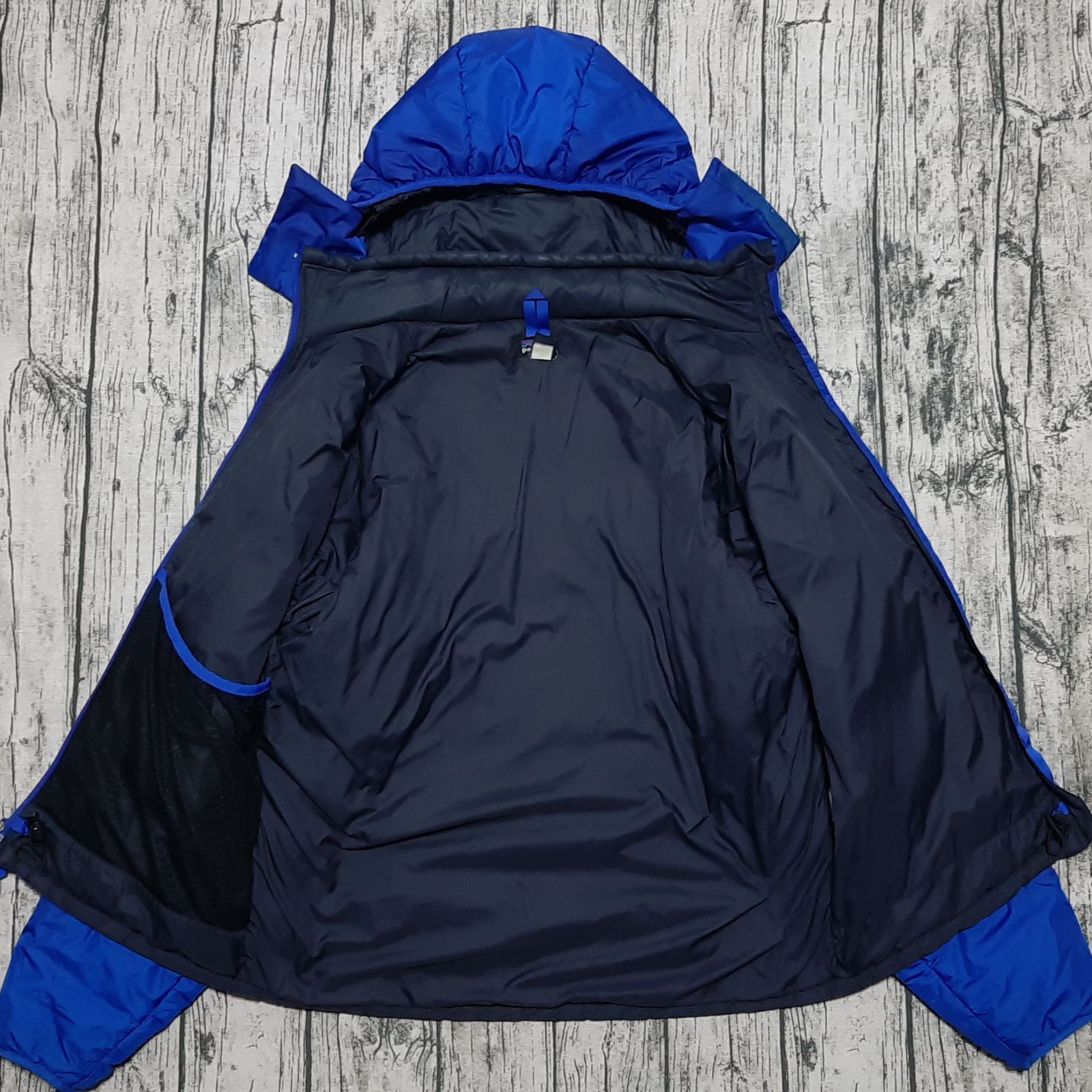 size L】patagonia Puff Jacket Blue 2002 パタゴニア パフジャケット