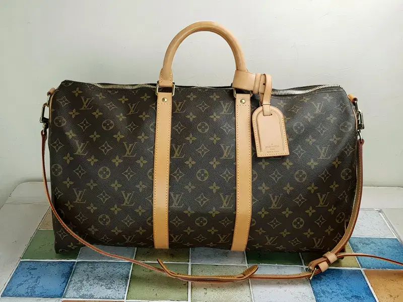 ルイヴィトン キーポル50 バンドリエール 旅行カバン ショルダーバッグ