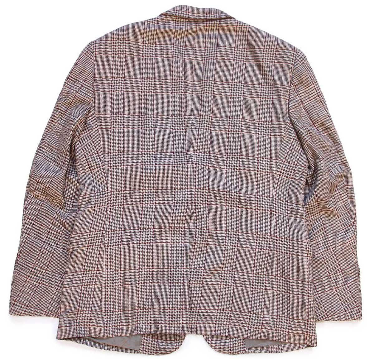 80s USA製 ポロ ラルフローレン グレンチェック 2つボタン ツイード