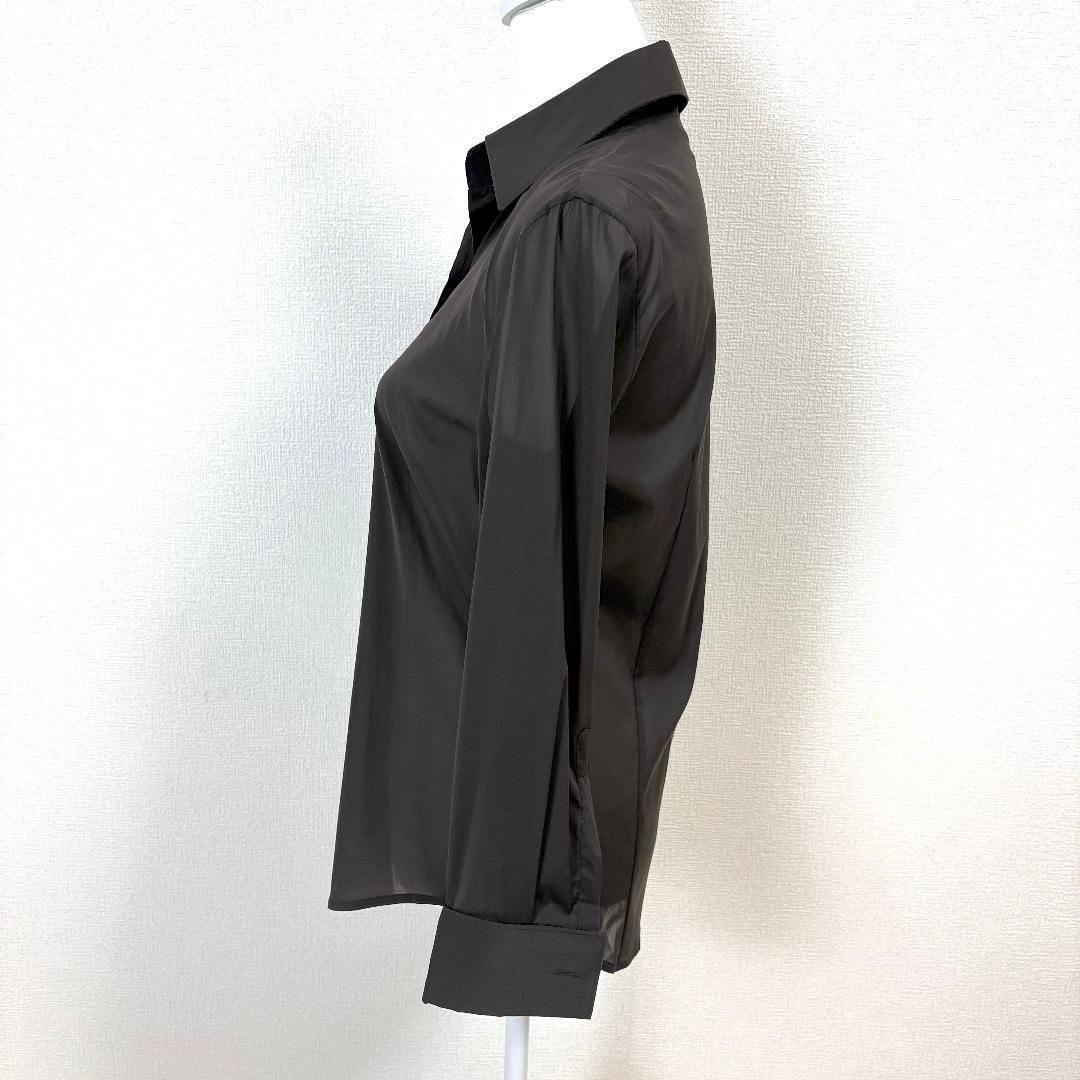 美品】 NEIL BARRETT 長袖シアーシャツ シルク混 XS ブラウン - メルカリ