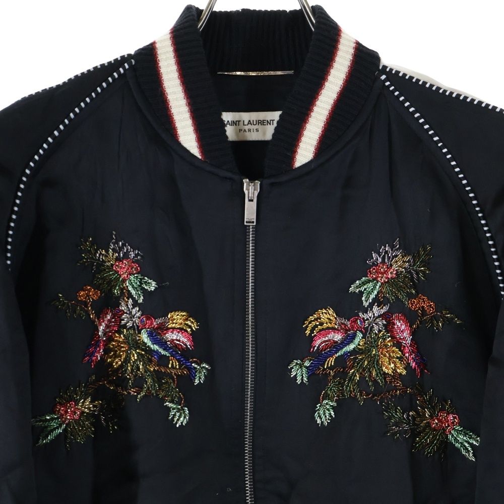 SAINT LAURENT PARIS (サンローランパリ) 19SS シルク バード刺繍