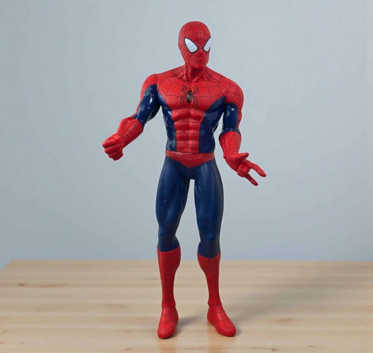 スパイダーマン80cm特大ソフビ フィギュア(訳あり) スパイダーマン80cm