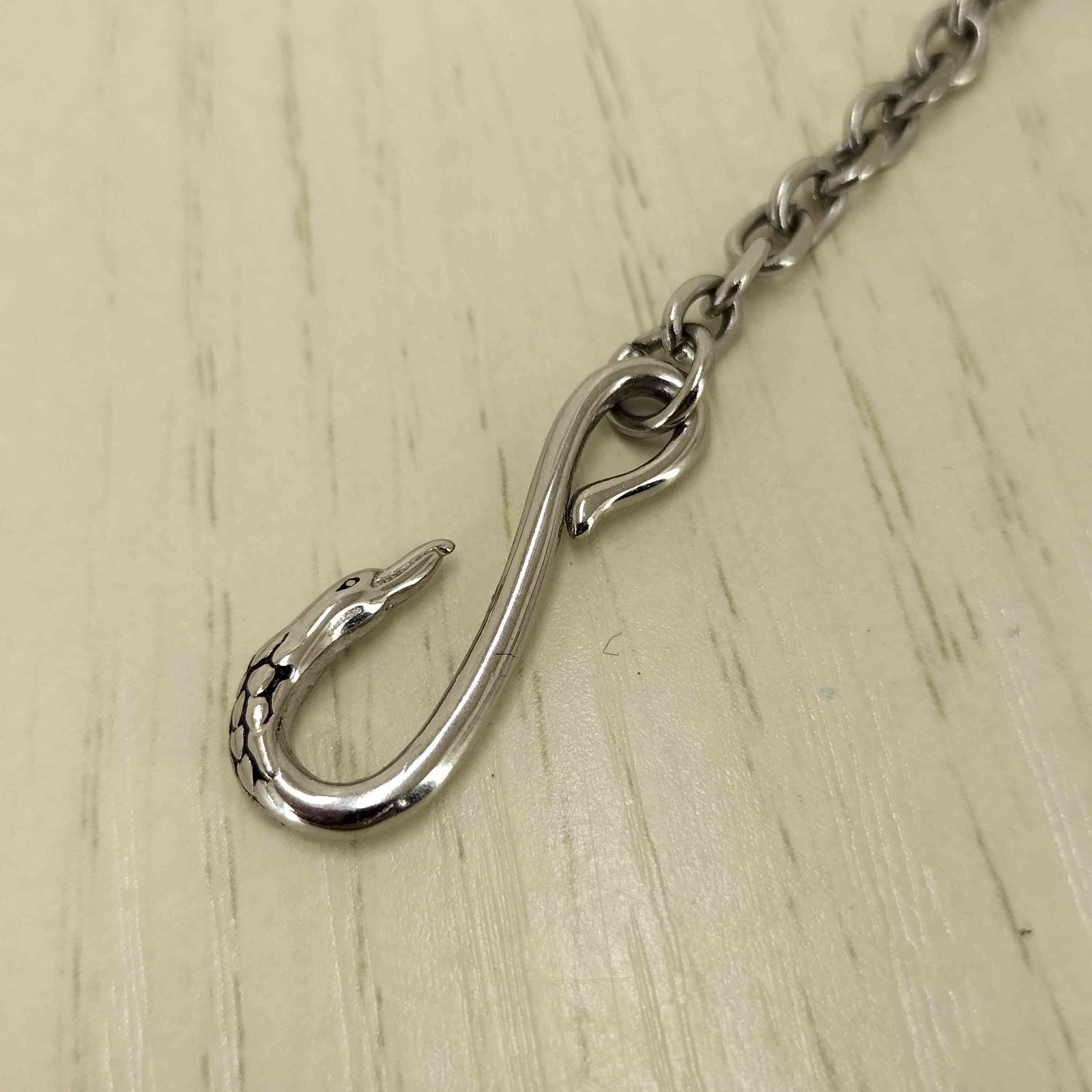  ユーズドフルギ 古着 silverkyasya ステンレス316 L 大 頭金 イーグルネックレス メンズ 表記無 ネックレス アクセサリー