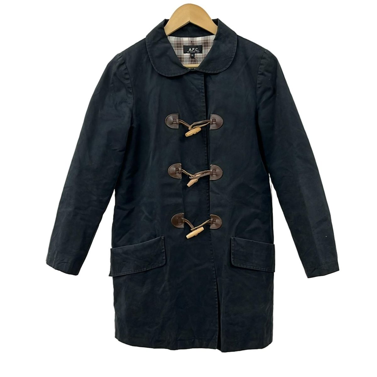 A.P.C. ダッフルコート A.P.C.(アーペーセー) ダッフルコート サイズ38 M レディース 黒 冬物