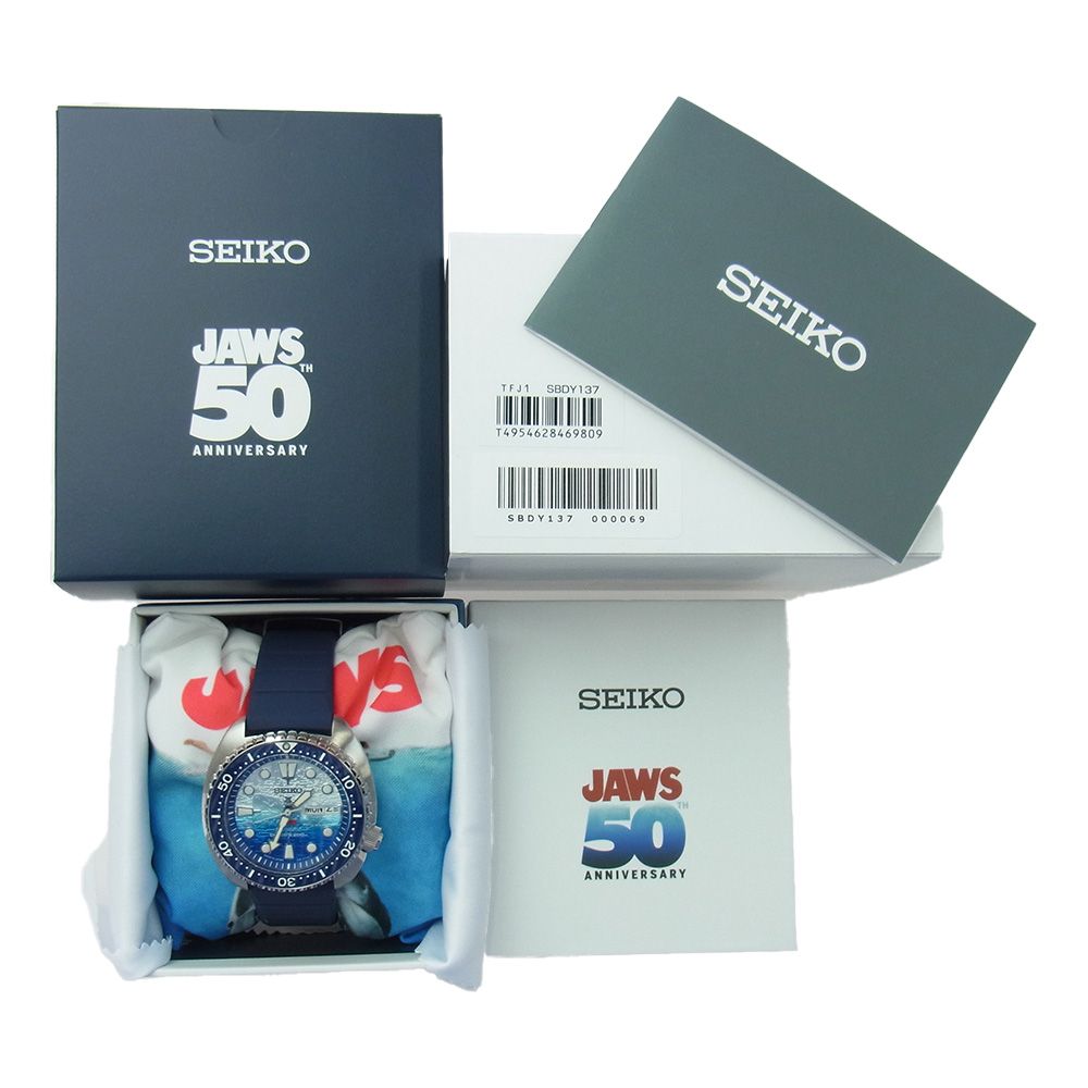 【新品未使用】　500本限定　セイコー　ジョーズ　SBDY137 箱説 新品未使用】 500本限定 セイコー ジョーズ SBDY137 箱説 2025年新作