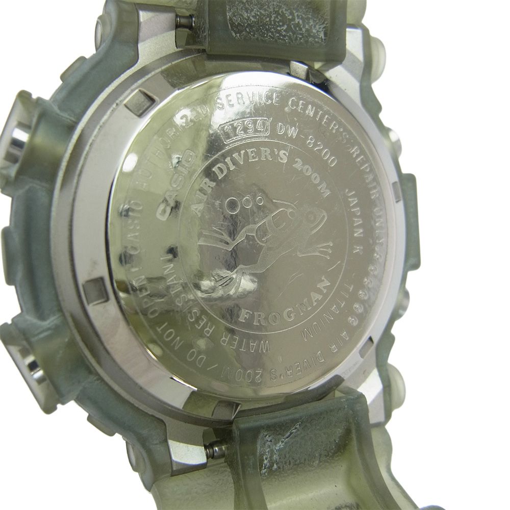 新品未使用　G-SHOCK DW-8200MS-8T メインインスモーク DW-8200MS-8T FROGMAN メンインスモーク