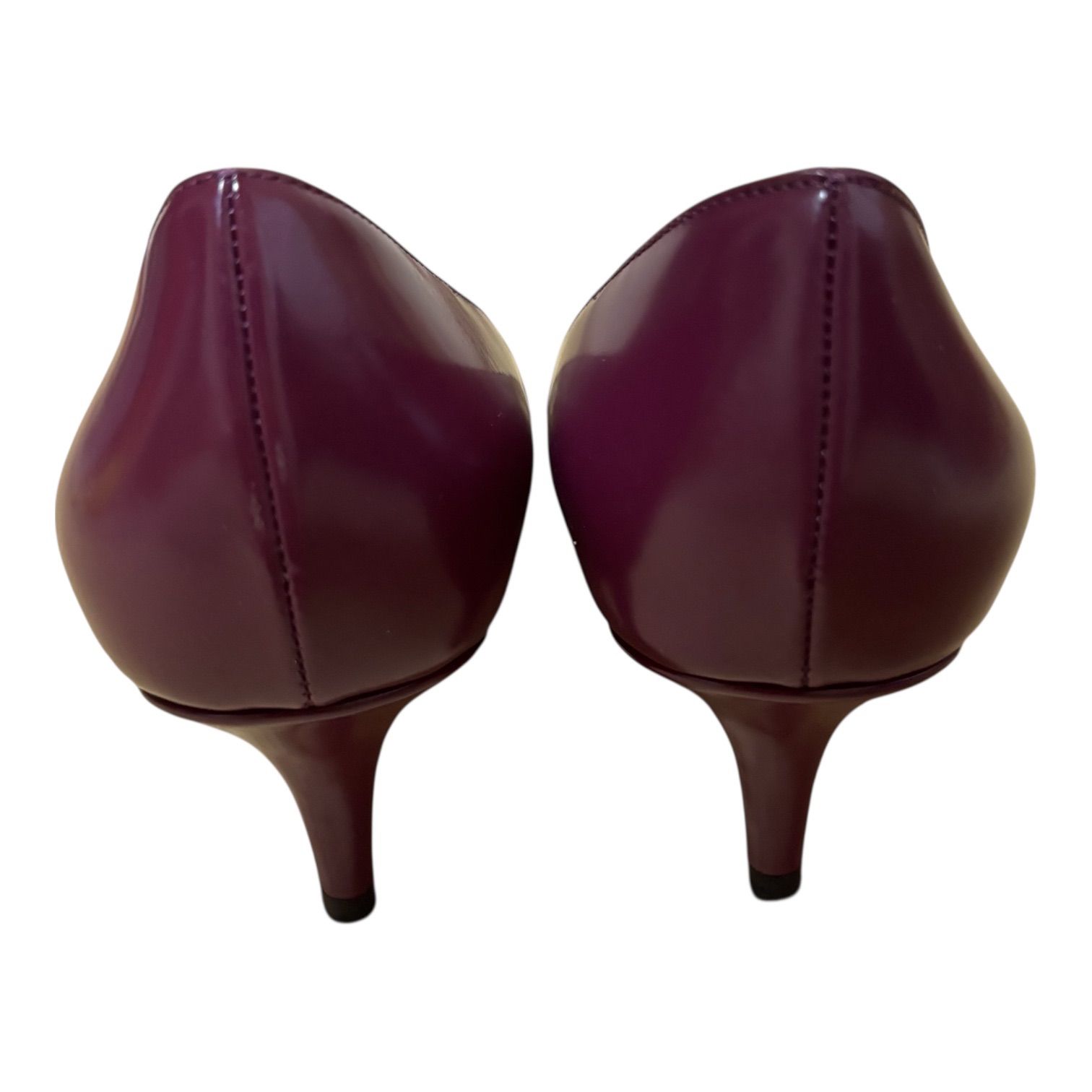 ZK36 FURLA フルラ レザー パンプス ポインテッドトゥ ハイヒール