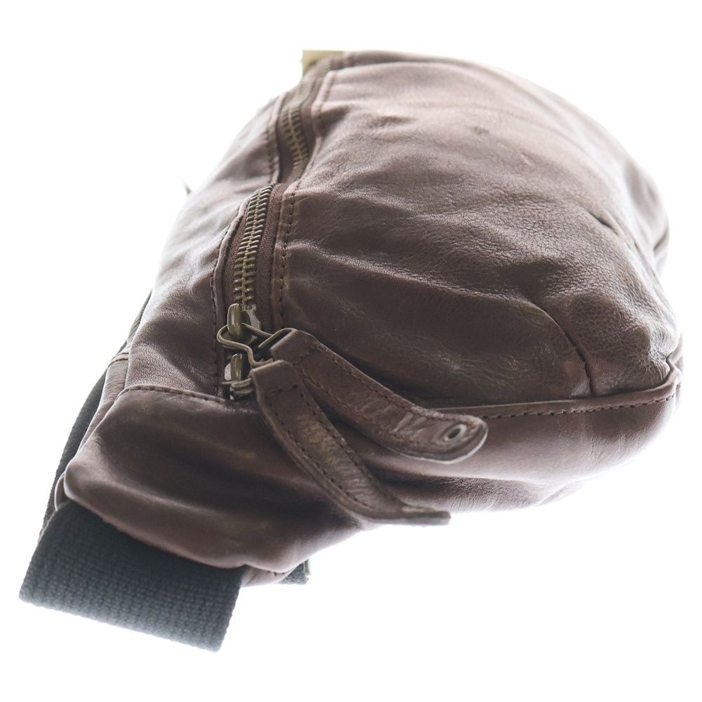 BUTTERO (ブッテロ) Washed Leather Shoulder Bag ウォッシュドレザー 