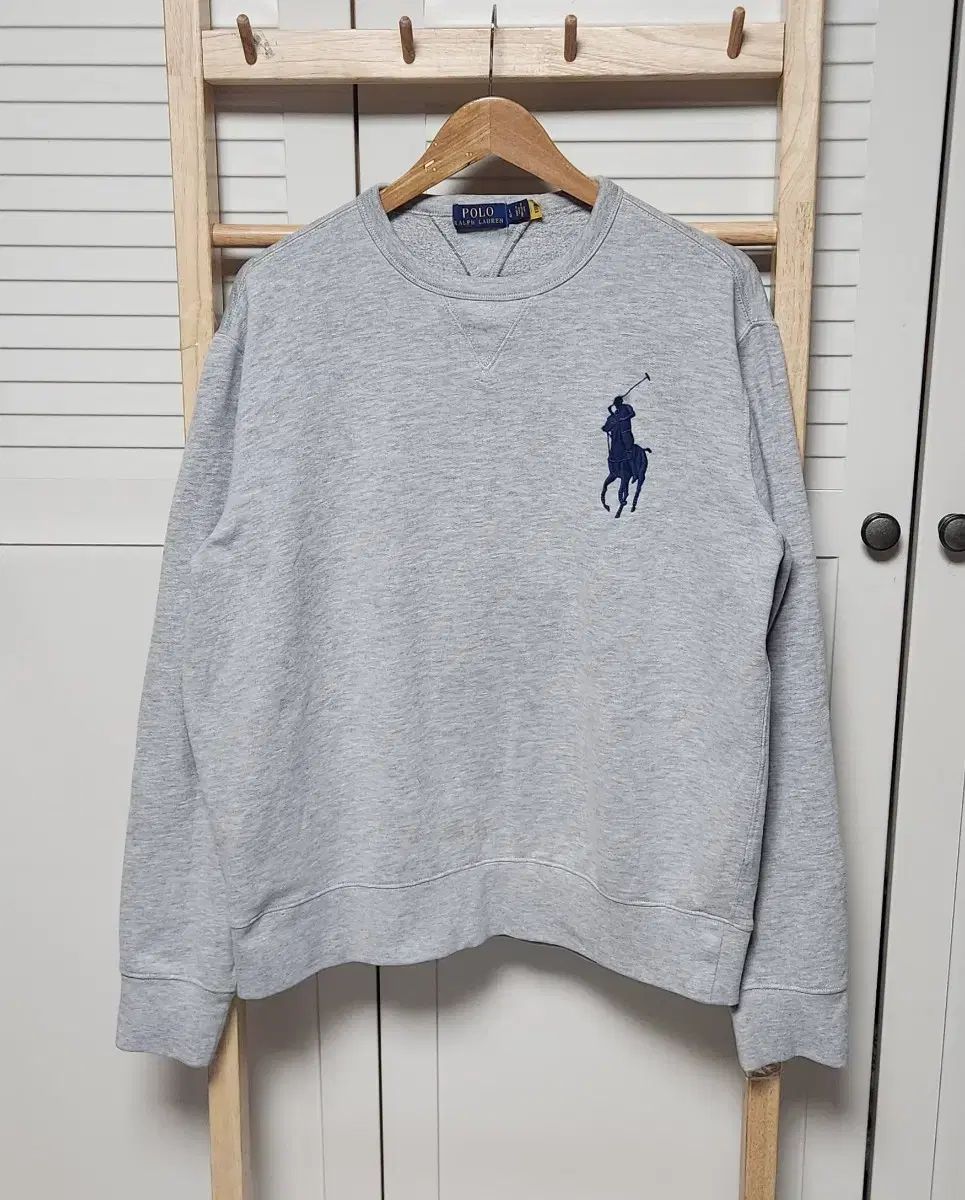 ポロラルフローレン ビックポニー グレー オーバーサイズ スウェット 新モデル
