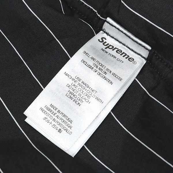広尾店】極美品 シュプリーム Supreme ワークシャツ 半袖 ストライプ