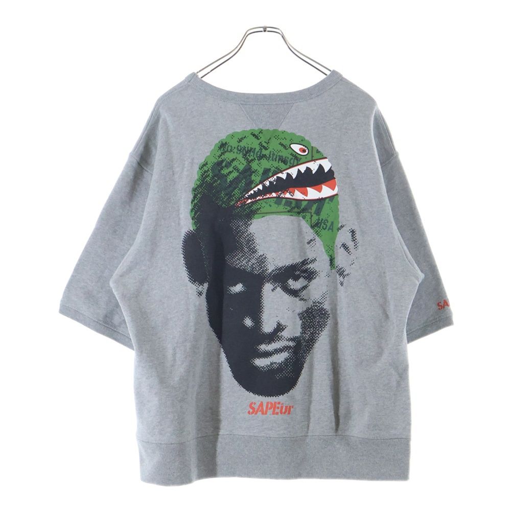 SAPEur (サプール) SHARK MOUTH SS TEE デ二スロッドマン バック 