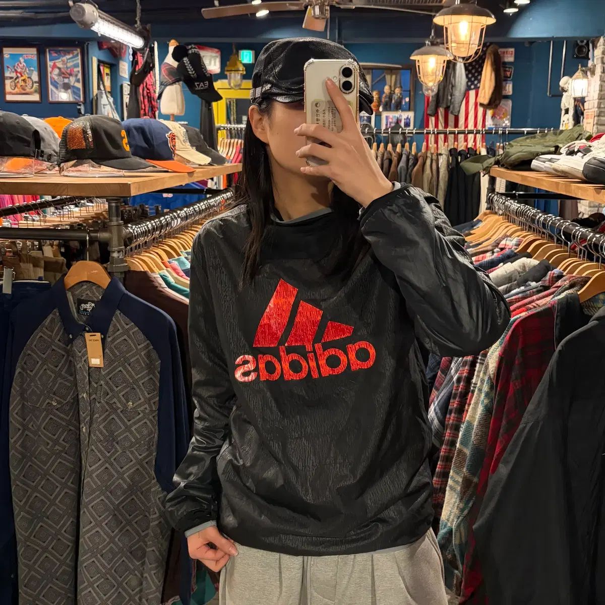 adidas アディダス ハイネック ウィンドブレーカー ウォームアップ