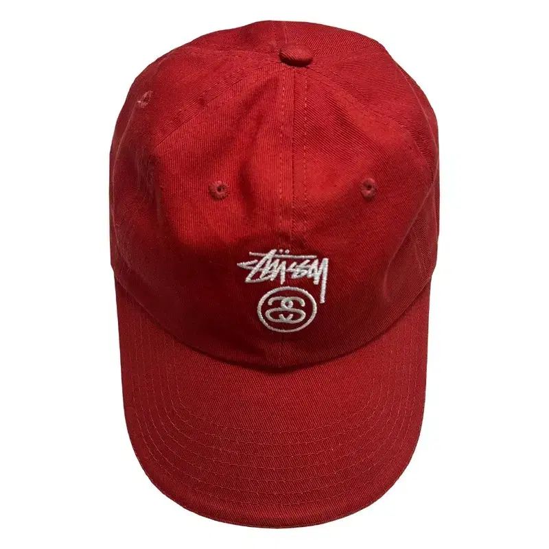 STUSSY ストック ロー プロ キャップ レッド