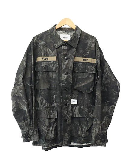 ダブルタップス WTAPS 19AW JUNGLE LS SHIRT COTTON RIPSTOP CAMO