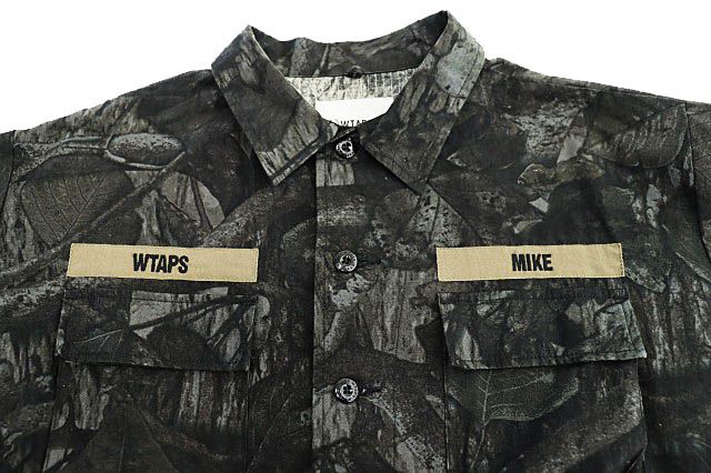 ジャケット・アウター WTAPS JUNGLE LS 02 SHIRT CAMO XL ダブルタップス WTAPS 19AW JUNGLE LS SHIRT COTTON RIPSTOP CAMO