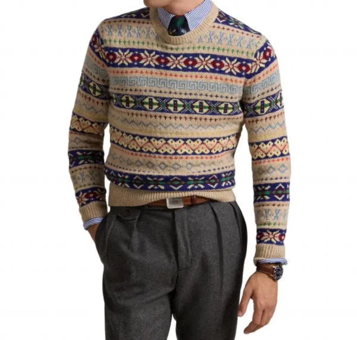 ポロラルフローレン フェアアイル セーター L