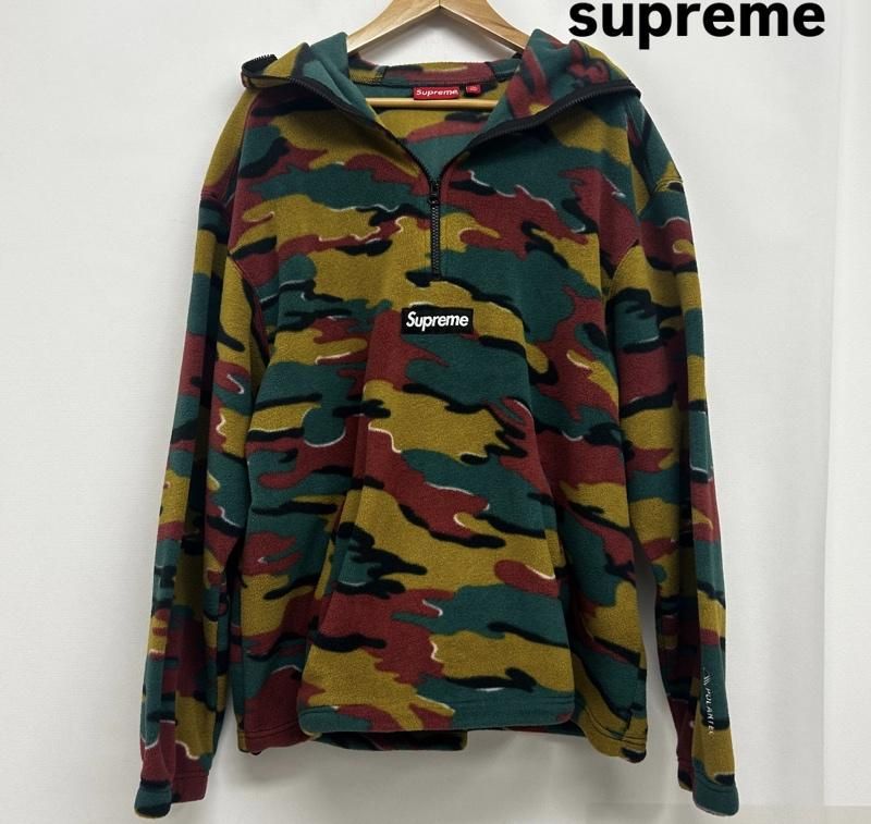 シュプリーム Facemask Half Zip Hooded Sweatshirt メンズ XL ISItems 古着