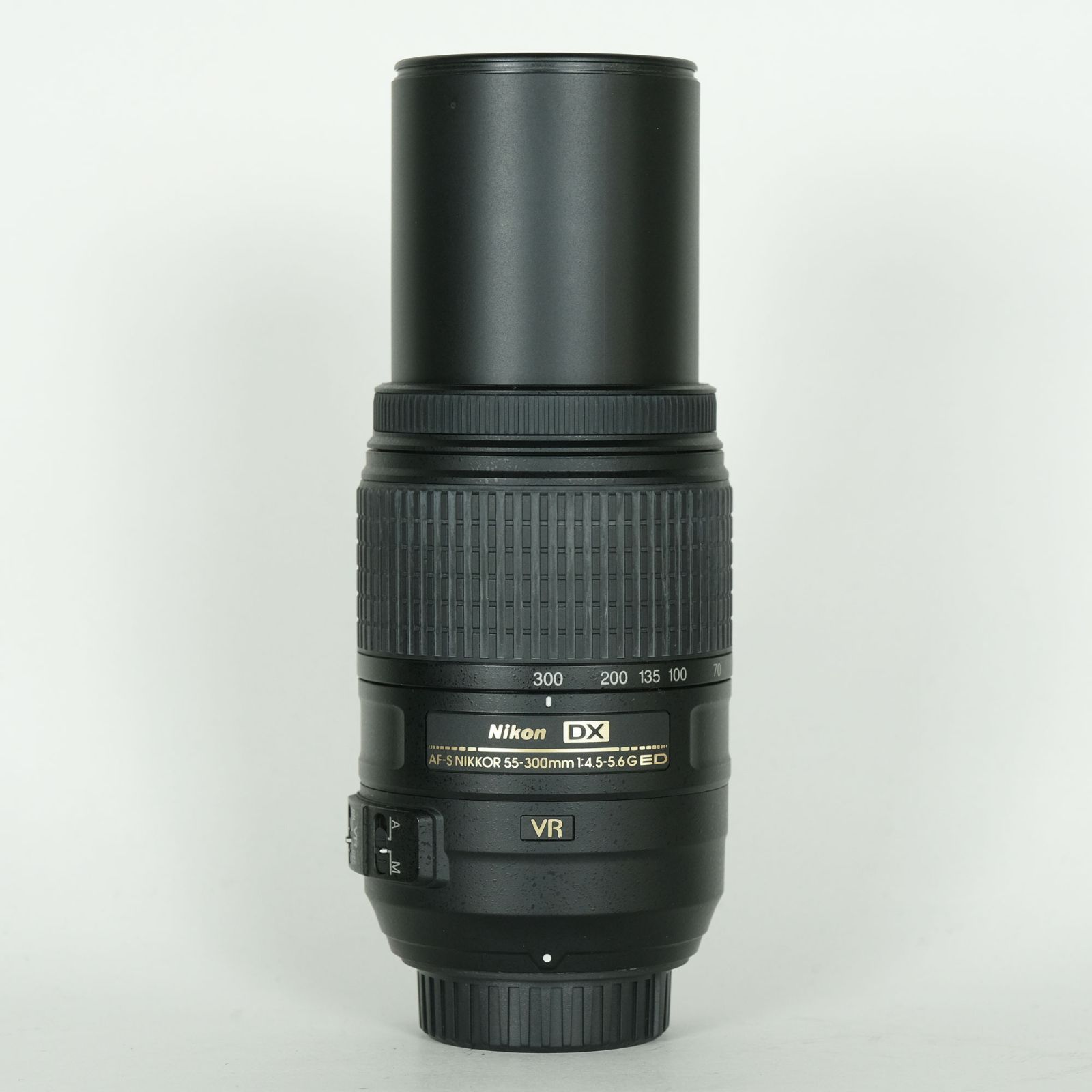  フード付 Nikon AF S DX NIKKOR 55 300 mm F 4 5 6 G ED VR Fマウント レンズ(ズーム) カメラ