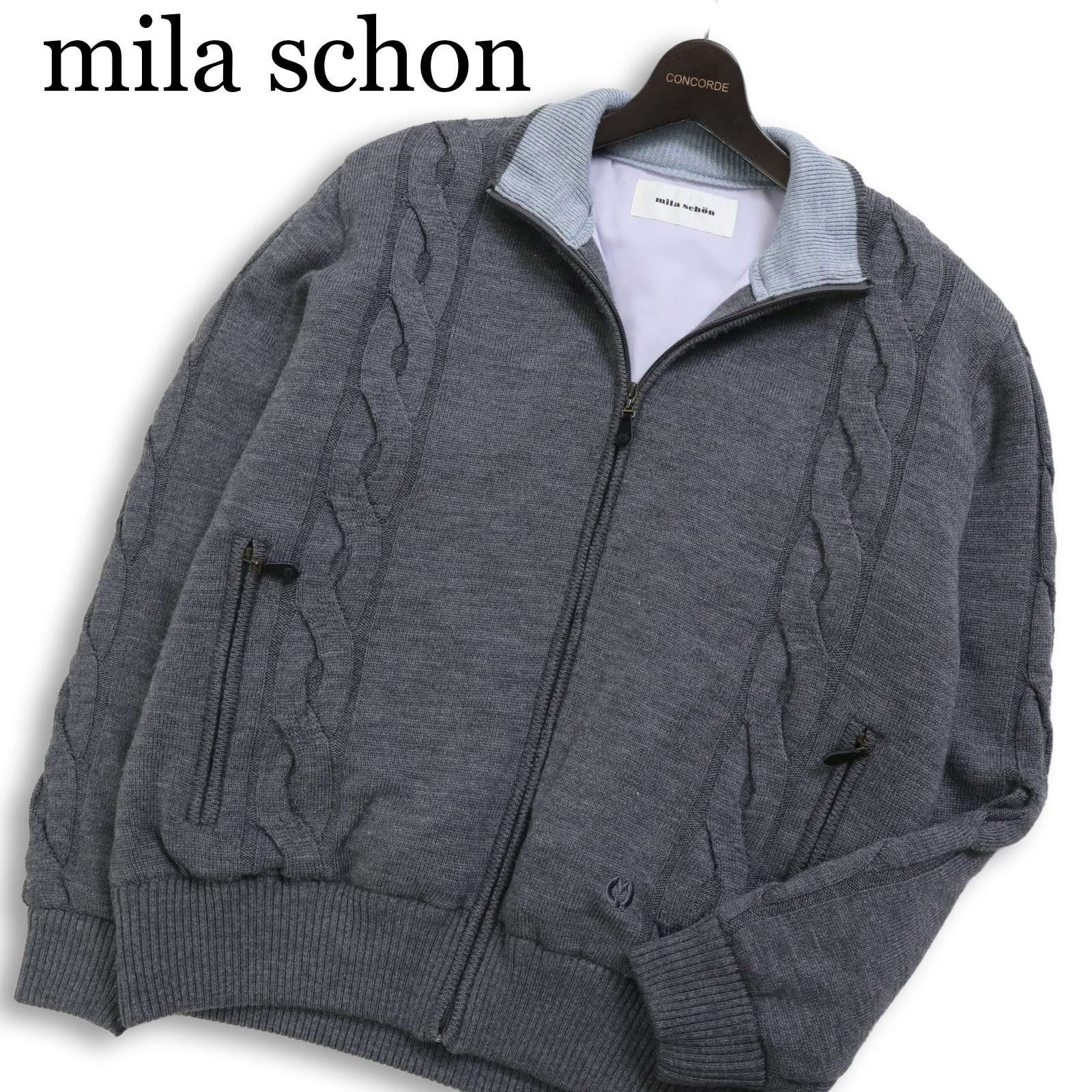 ミラショーン　ジャケット　ブルゾン　アウター　ゴルフ　mila schon ダウンブルゾン ミラショーンスポーツ 秋冬 ゴルフウエアー 40代 50代