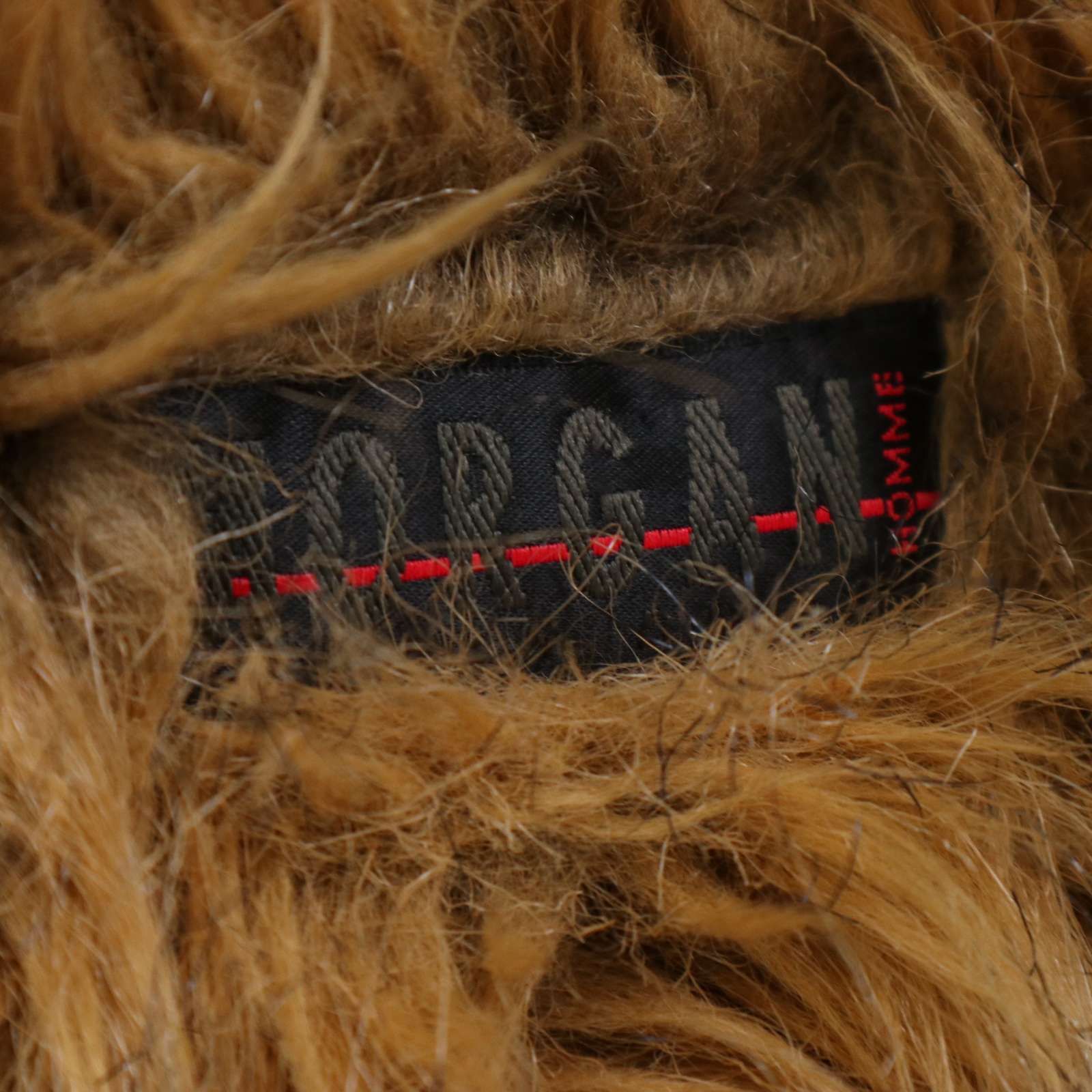 Y2K 00s☆ MORGAN HOMME モルガン オム 秋冬 裏地ファー☆ ムートン調